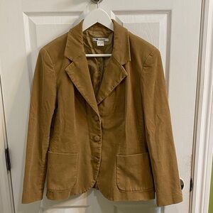 Nygard Collection Tan Corduroy Fitted Blazer Women’s Size 12 Fall Vintage Winter